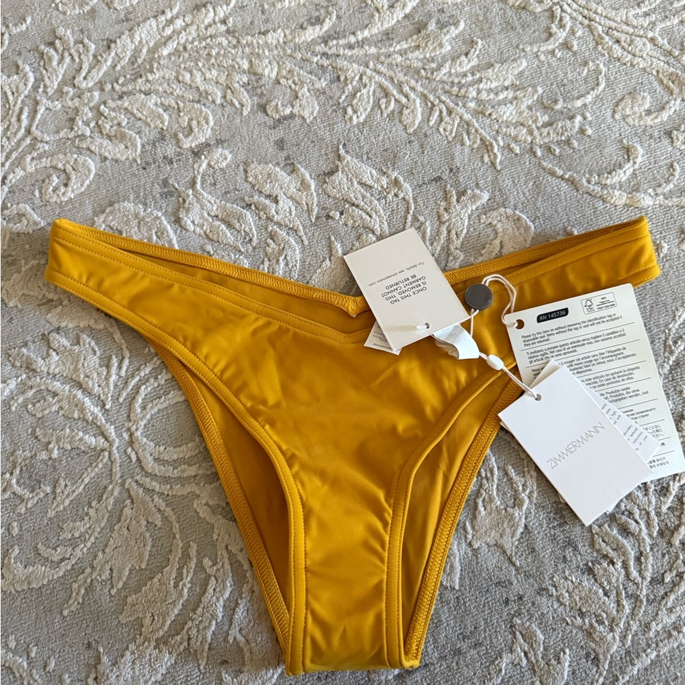 Zimmermann Mustard Bikini Bottom size 2 (US 6-8)